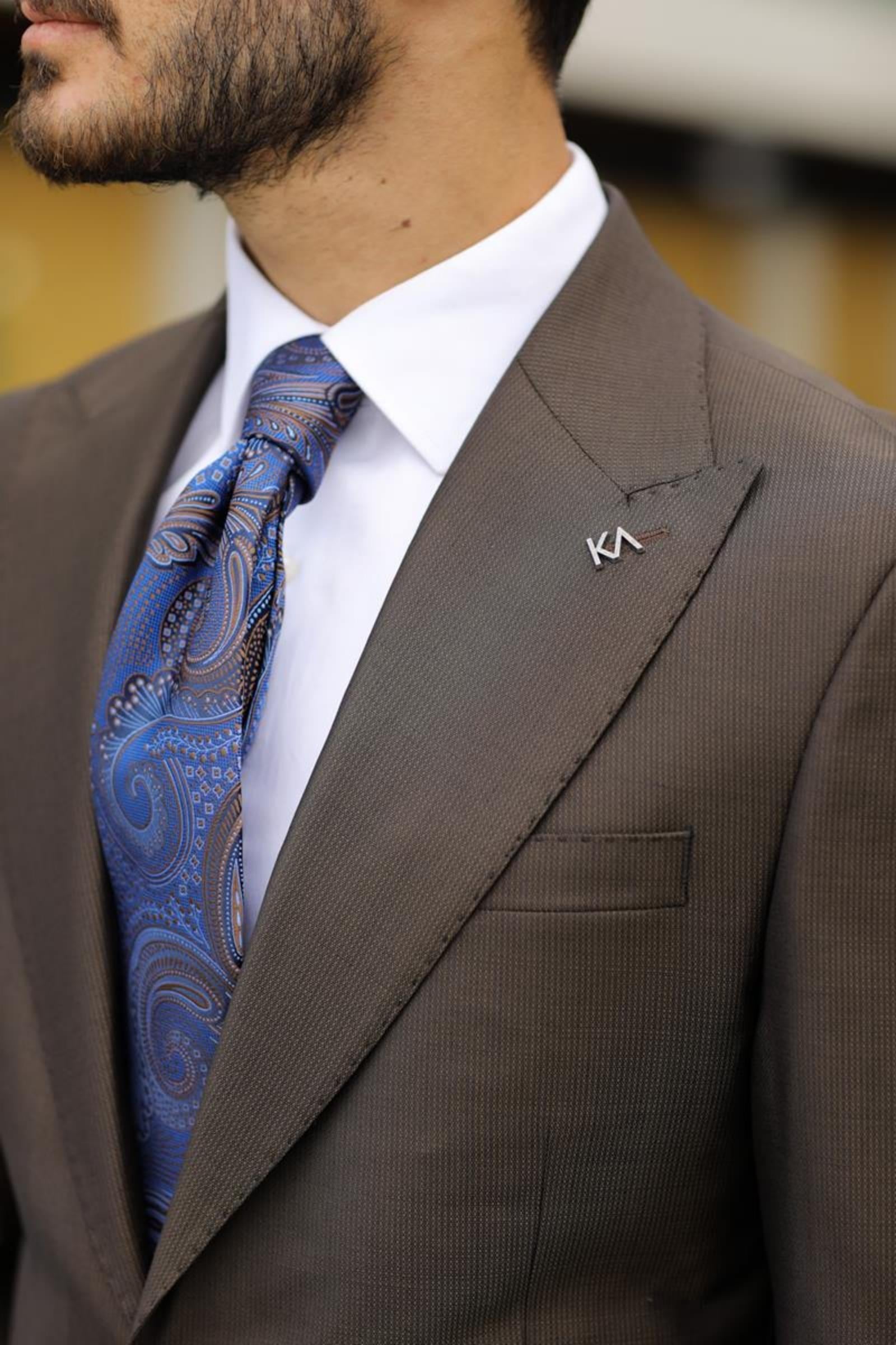 Modern ve Şık Erkek Slim Fit Ceket-KAV5023W