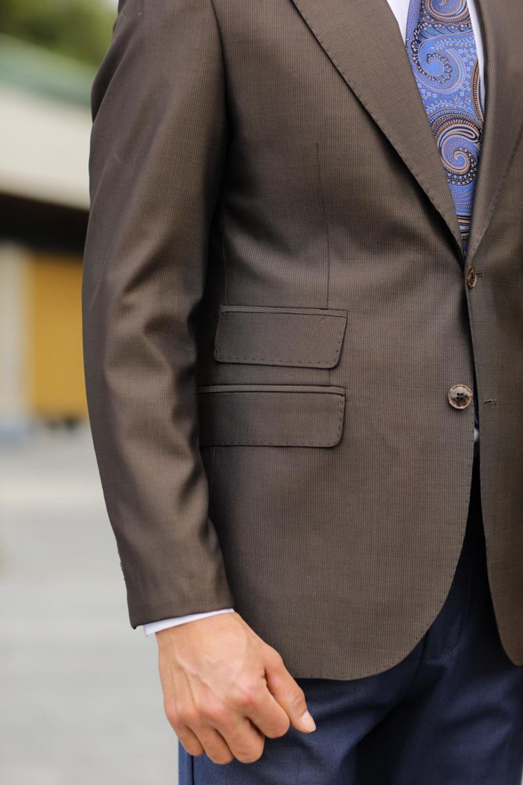 Modern ve Şık Erkek Slim Fit Ceket-KAV5023W