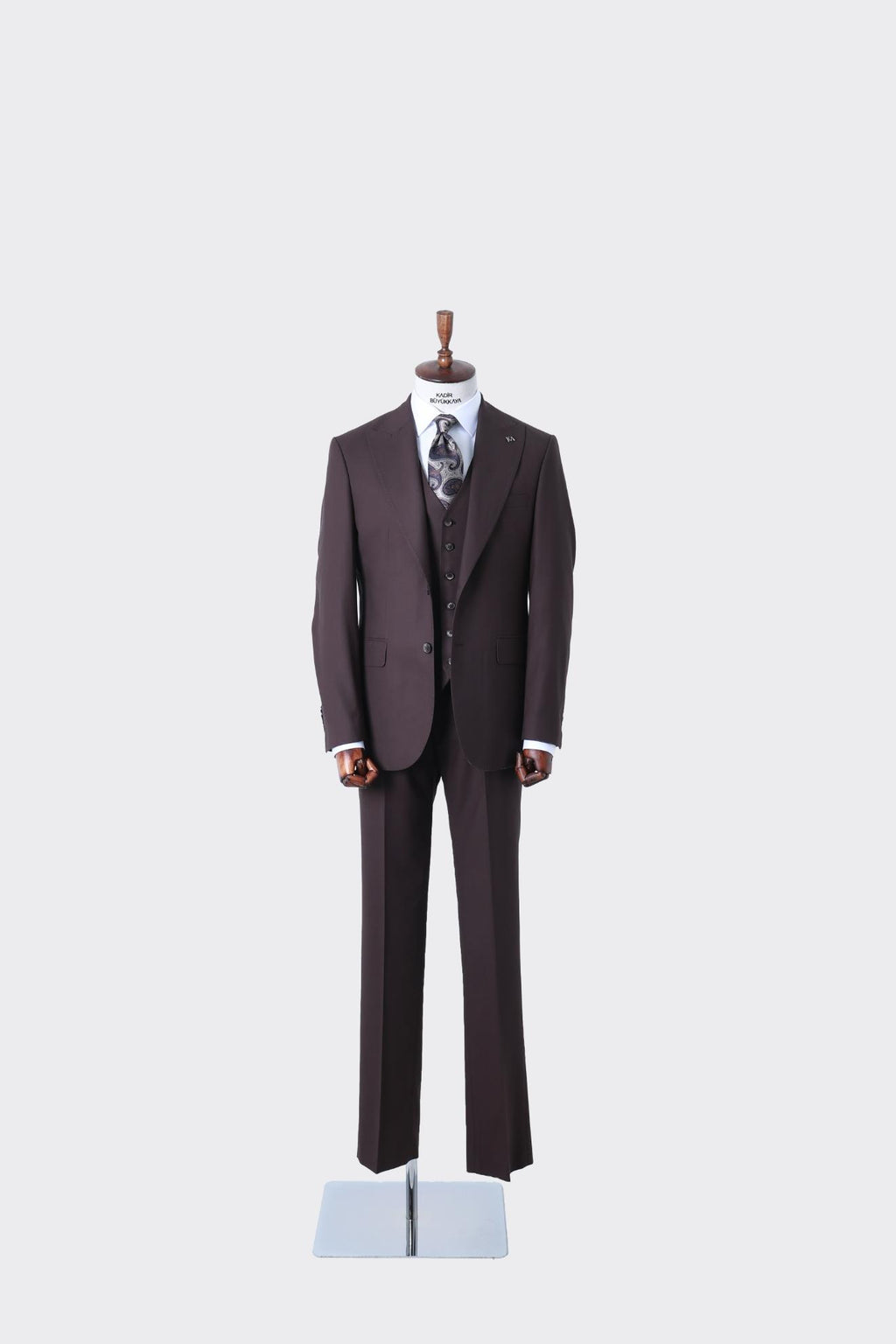 Modern ve Şık Yelekli Erkek Takım Elbise - Slim Fit Dört Mevsim-KAW1043S