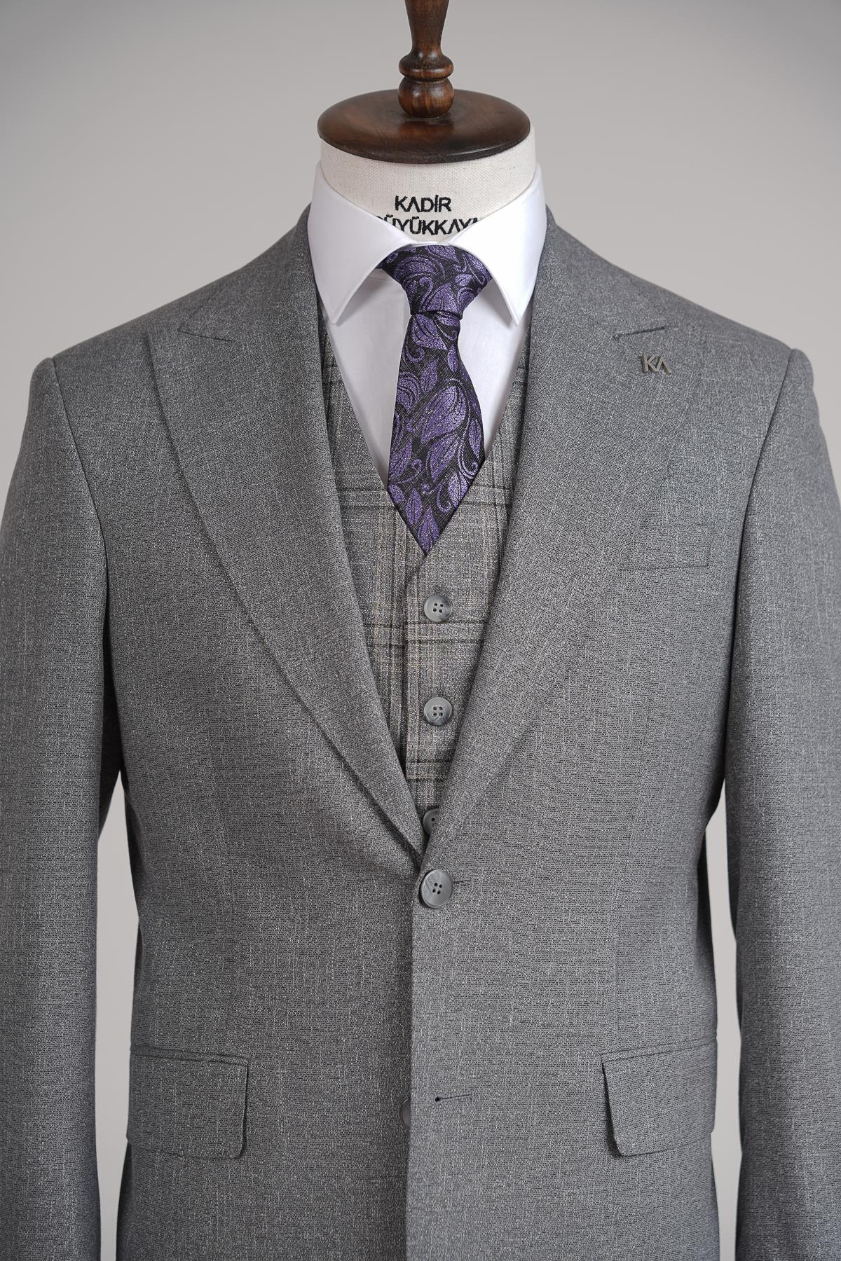 Yelekli Takım Elbise Out-KAW1001S