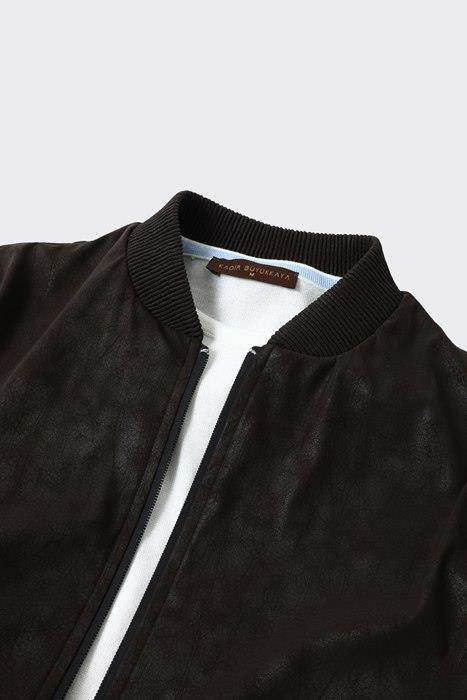 Modern Tarz Kolej Erkek Mont - Dayanıklı Polyester Kumaş-KAW9121S