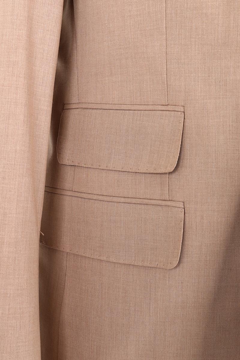 Modern Kesim Çift Düğmeli Erkek Takım Elbise-KAW1387W