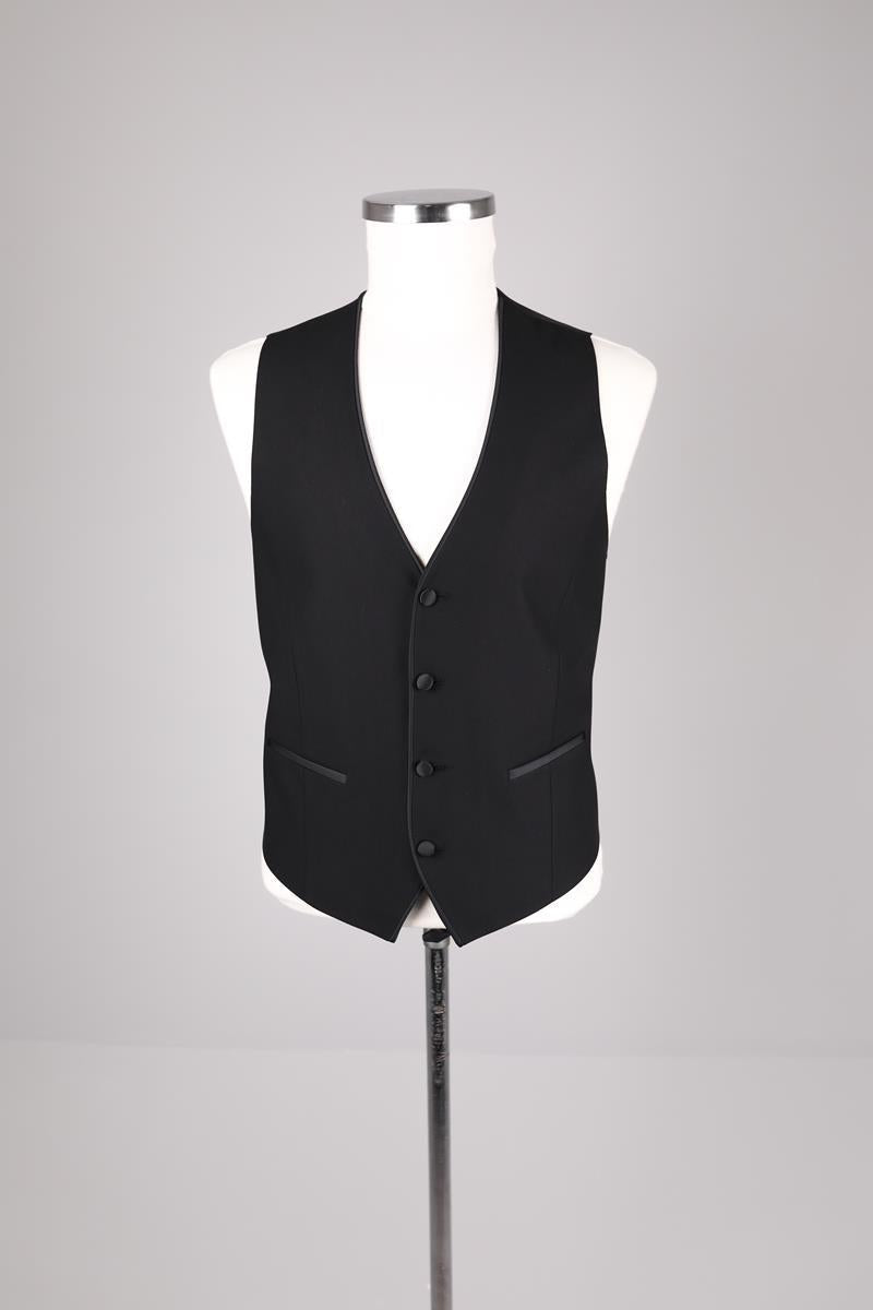 Klasik Tasarım Yelekli Erkek Smokin-KAV1527S