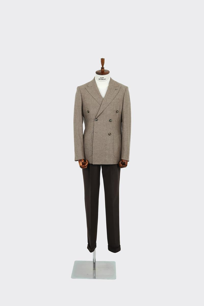 Kruvaze Erkek Ceket-KAW5240W