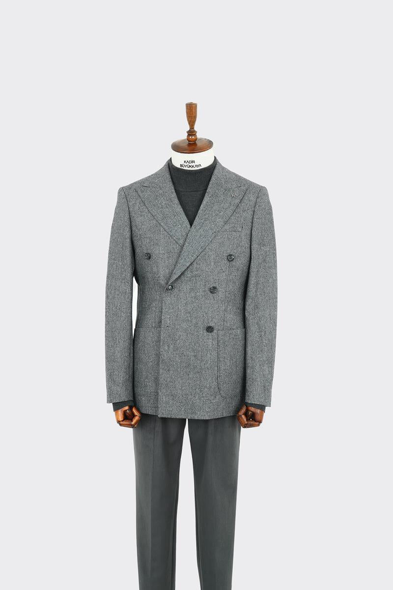 Kruvaze Erkek Ceket-KAW5240W