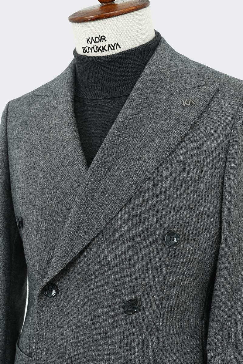 Kruvaze Erkek Ceket-KAW5240W