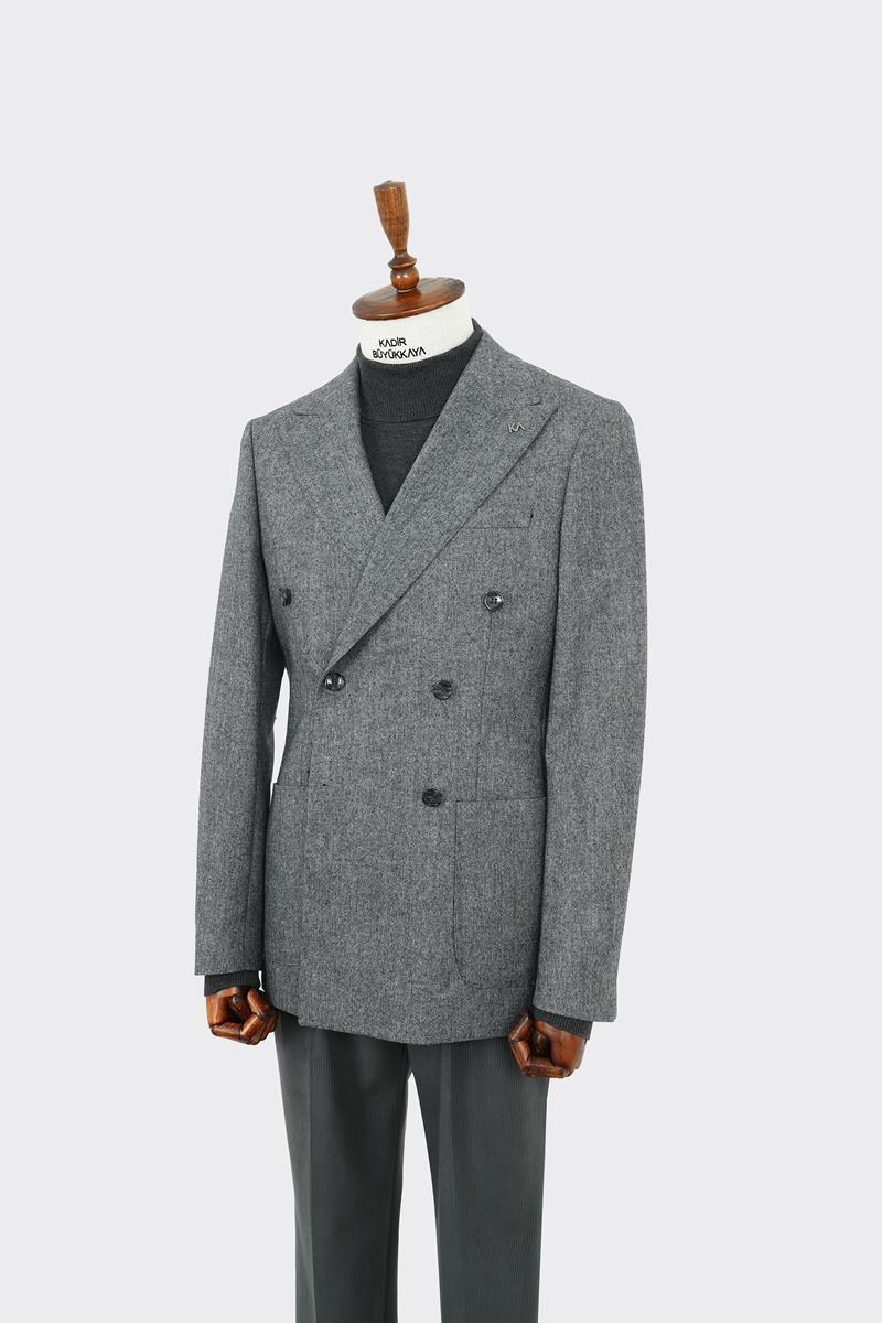 Kruvaze Erkek Ceket-KAW5240W