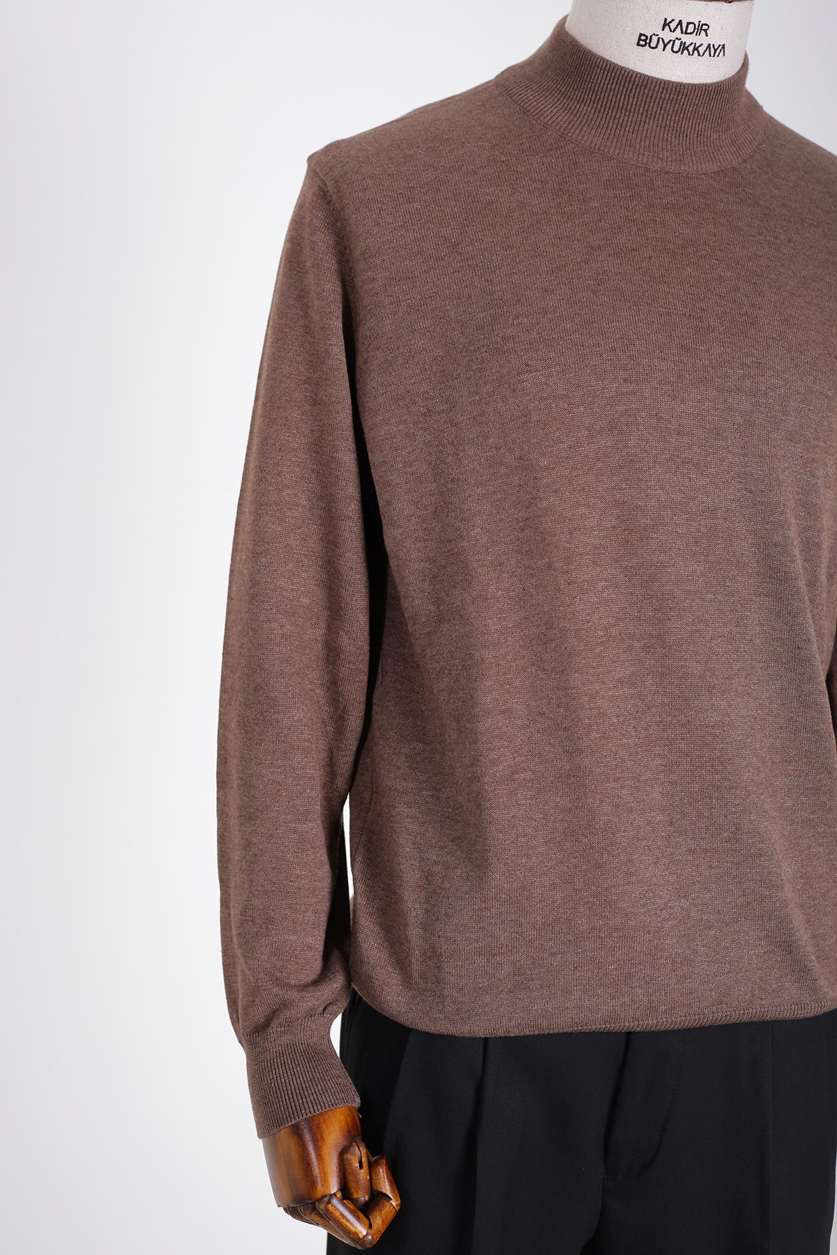 Pamuklu Yarım Balıkçı Triko Erkek Kazak-KAV6500W