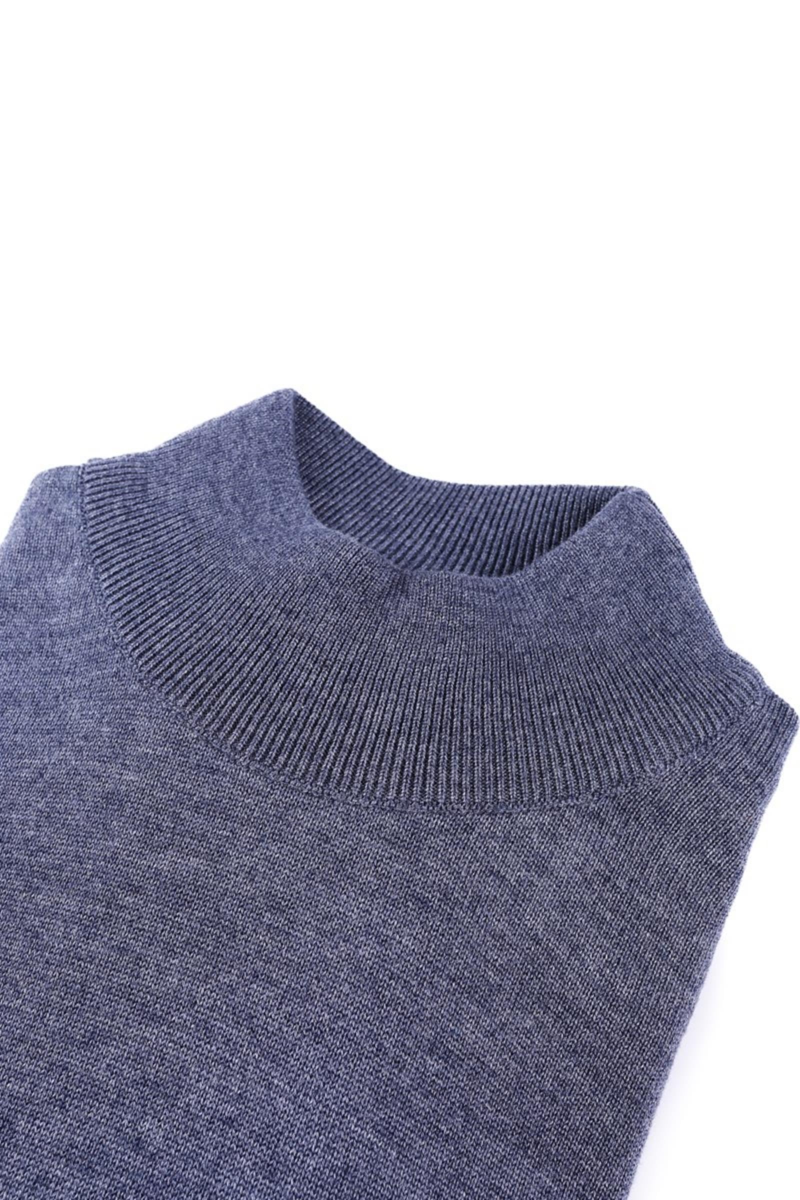 Pamuklu Yarım Balıkçı Triko Erkek Kazak-KAV6500W