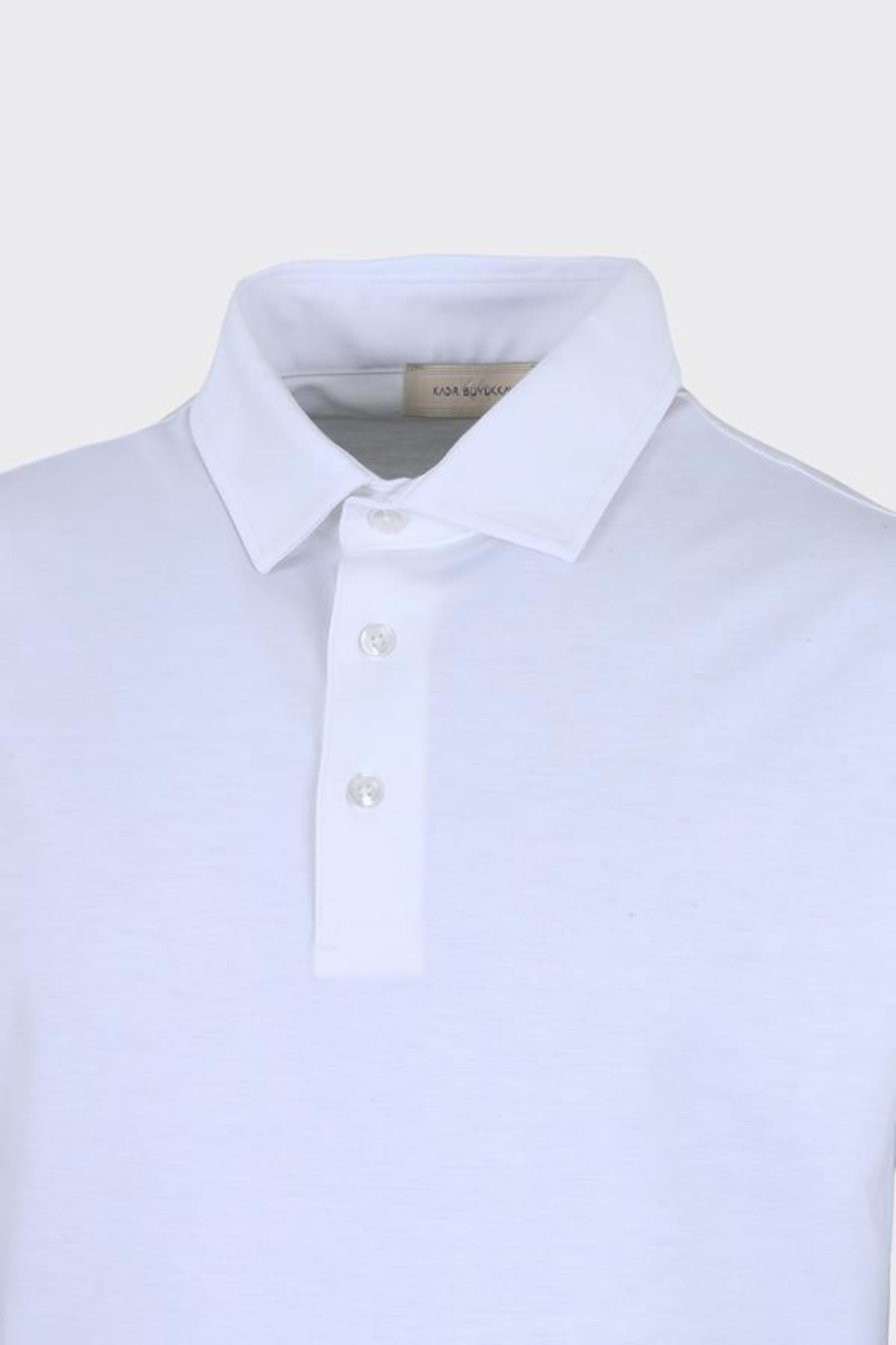 Düğmeli Polo Yaka Kısa Kol Erkek T-Shirt