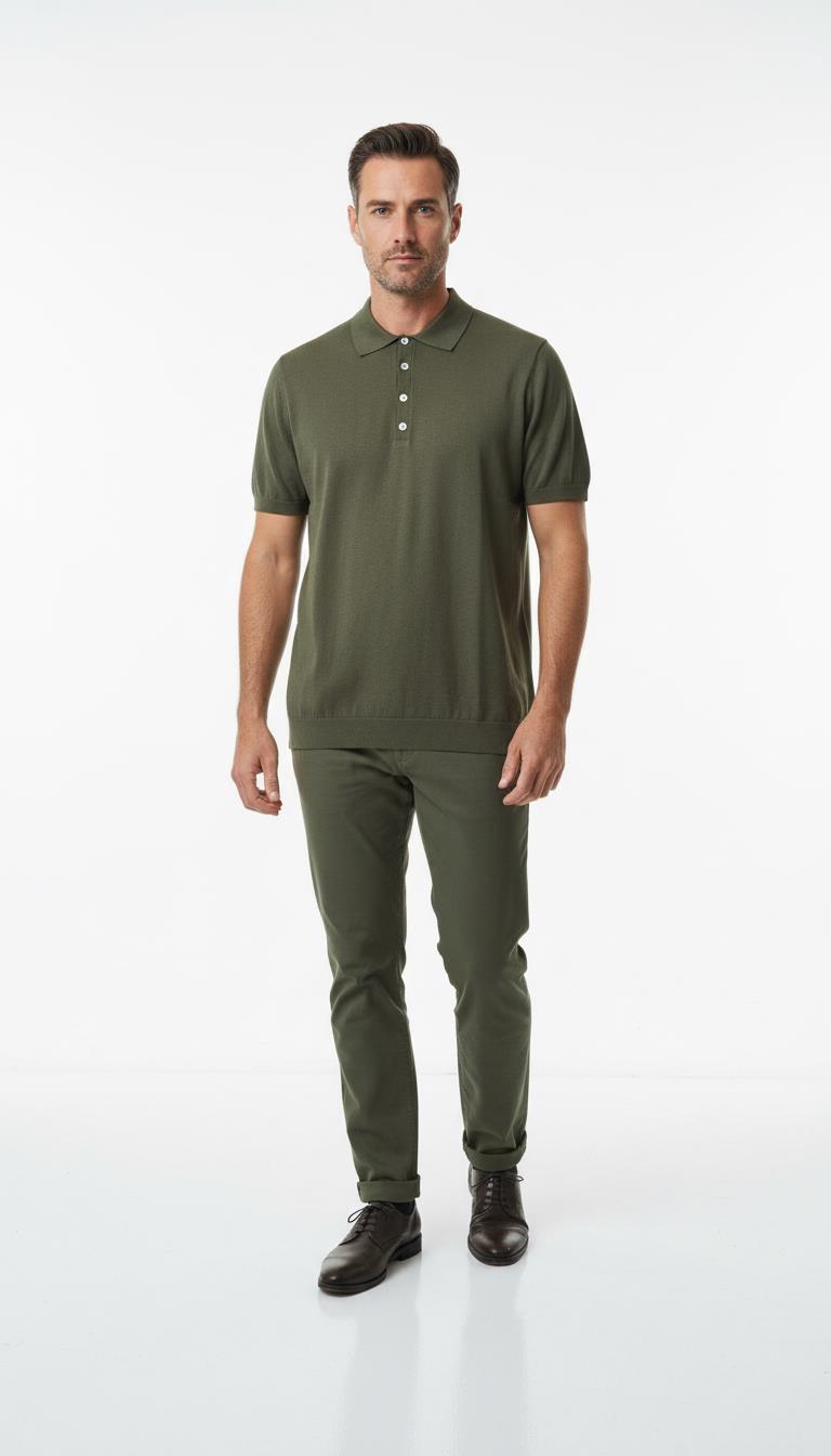 Polo.Yaka K.Kol T-Shirt Out-KAB6011S