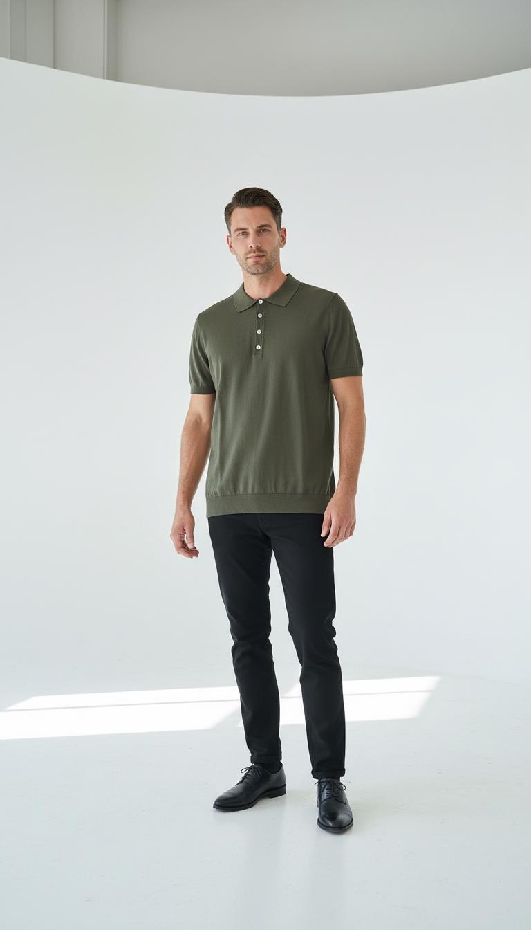 Polo.Yaka K.Kol T-Shirt Out-KAB6011S