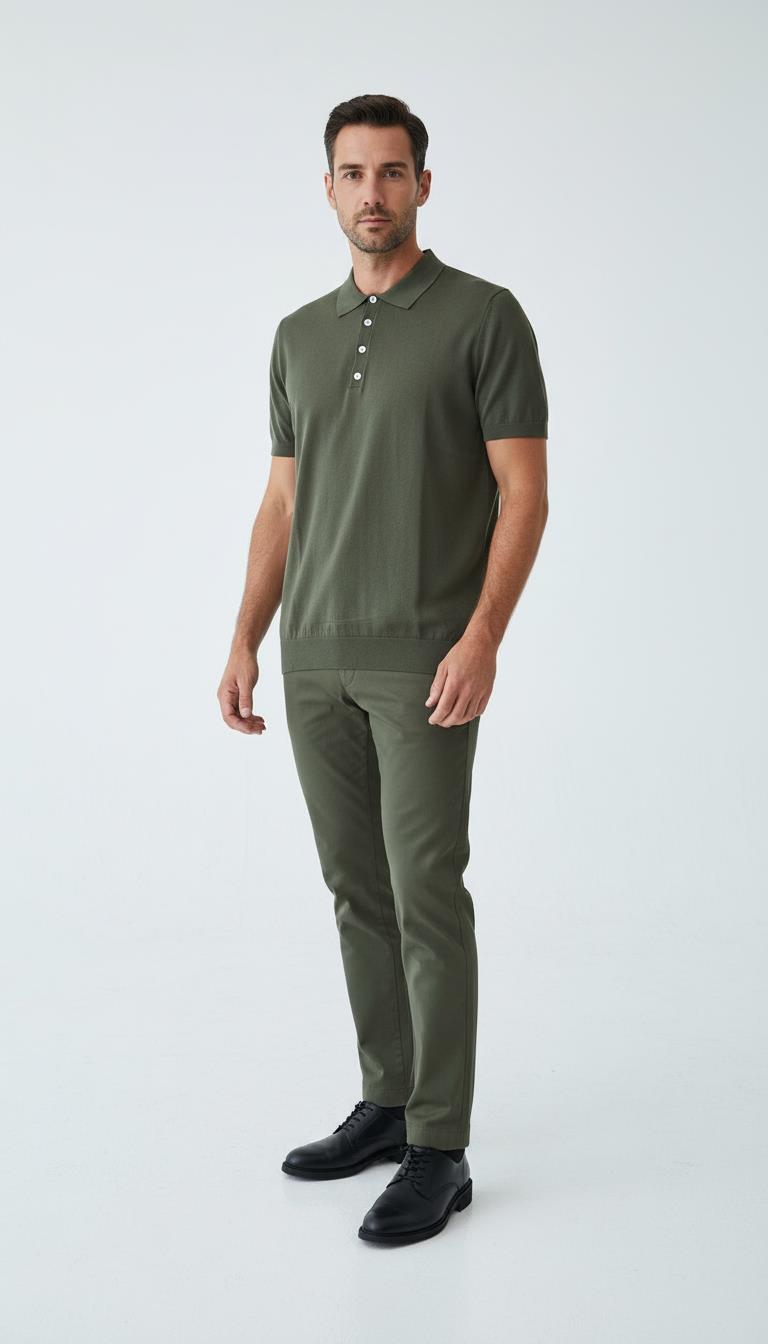 Polo.Yaka K.Kol T-Shirt Out-KAB6011S