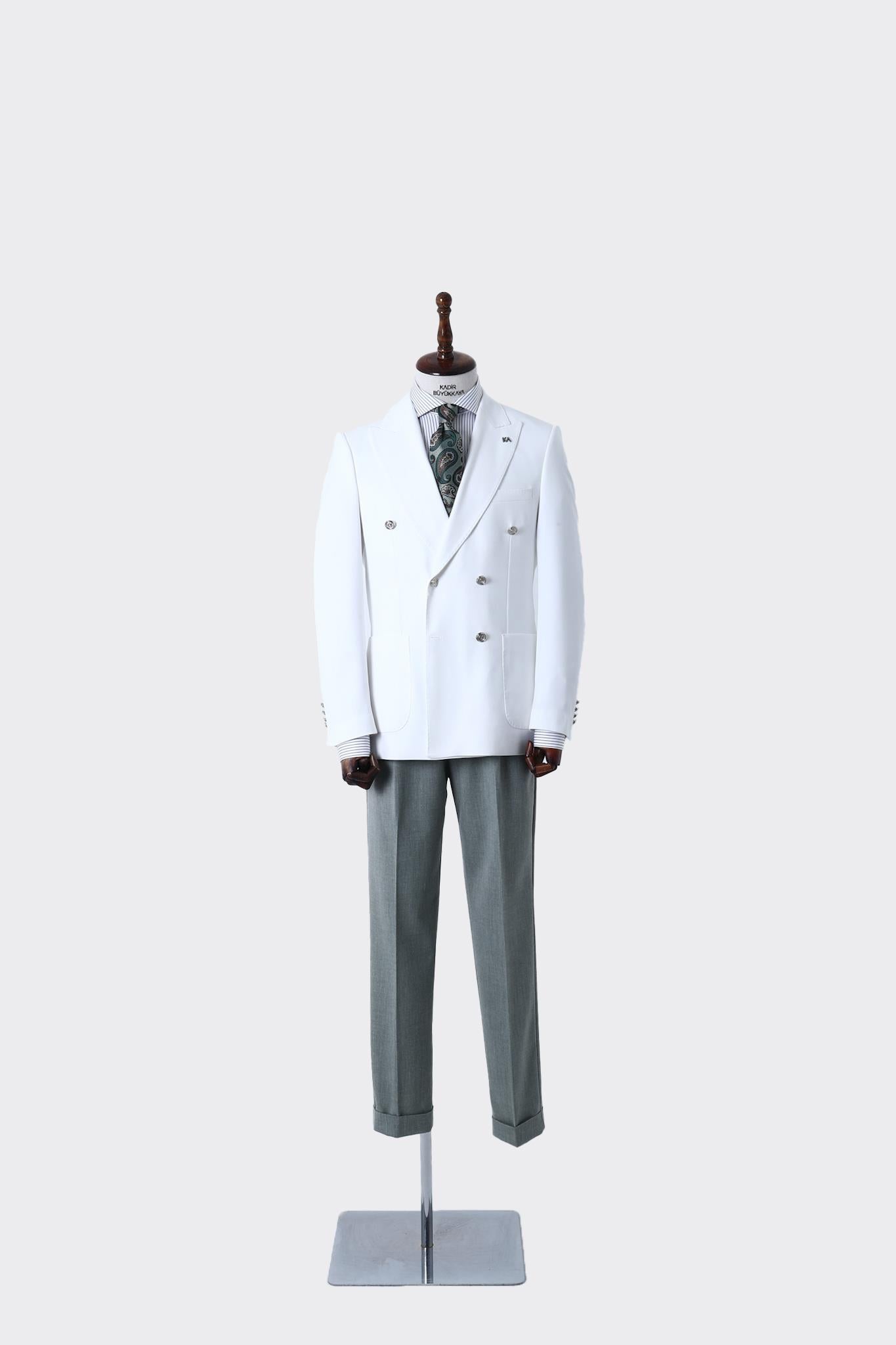 Premium Kalite Erkek Kruvaze Ceket-KAW5225S