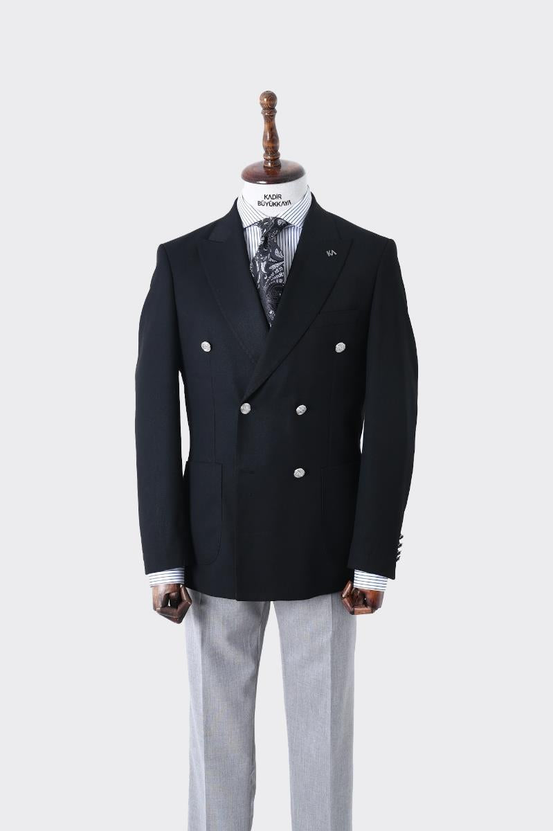 Premium Kalite Erkek Kruvaze Ceket-KAW5225S