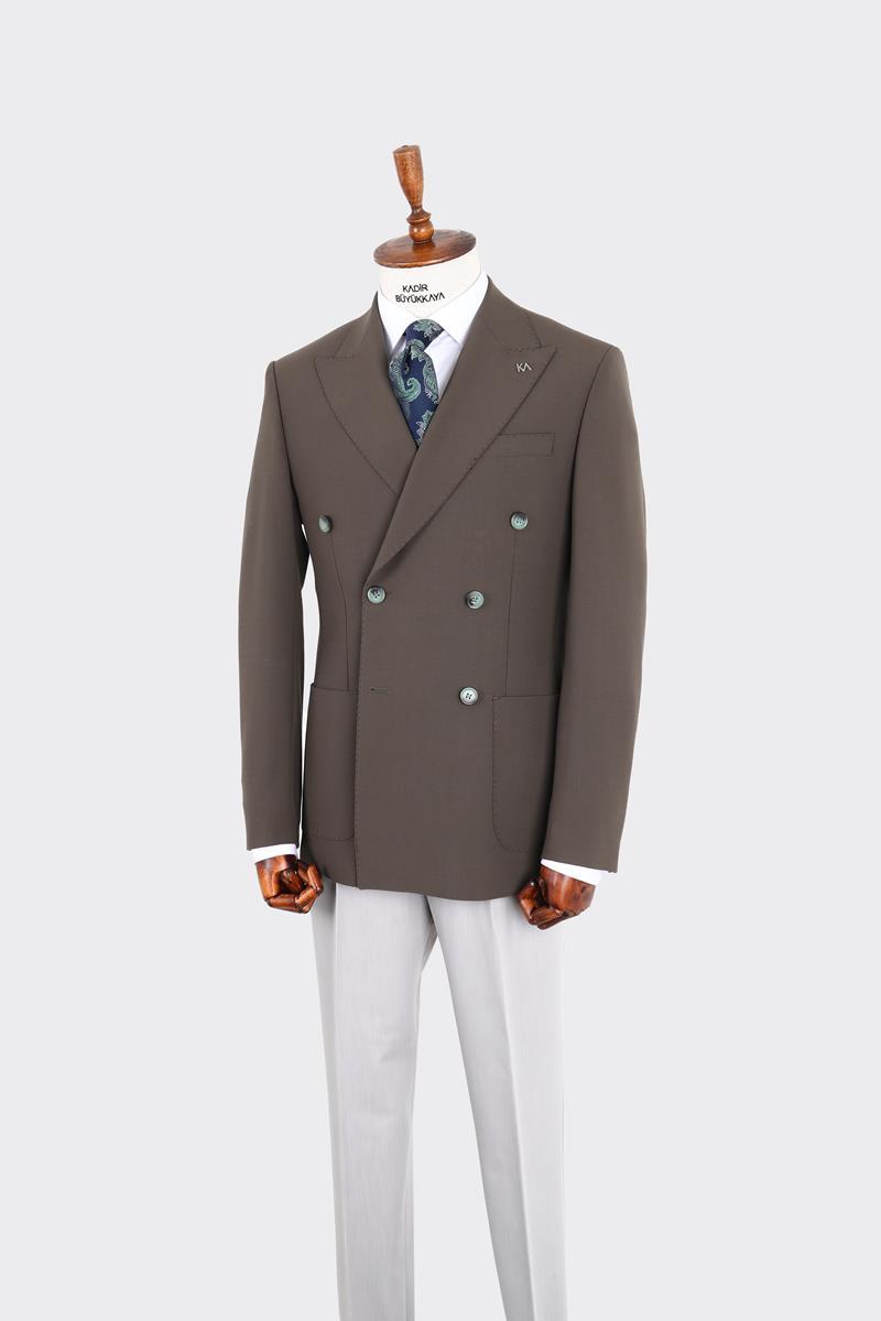 Prestijli ve Modern Kruvaze Erkek Ceket-KAW5245W