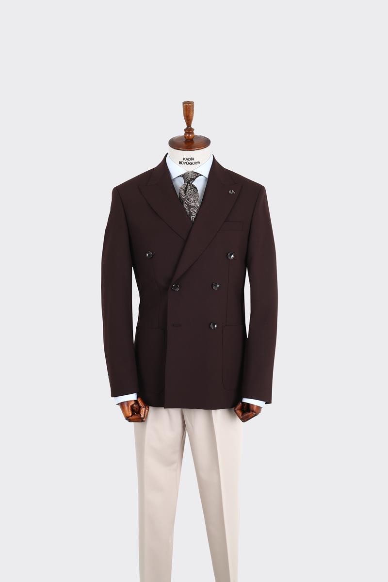 Prestijli ve Modern Kruvaze Erkek Ceket-KAW5245W