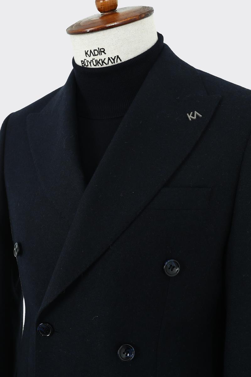 Rahat ve Nefes Alabilir Kruvaze Erkek Ceket-KAW5252W