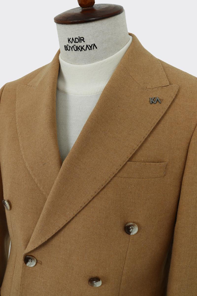 Rahat ve Nefes Alabilir Kruvaze Erkek Ceket-KAW5252W