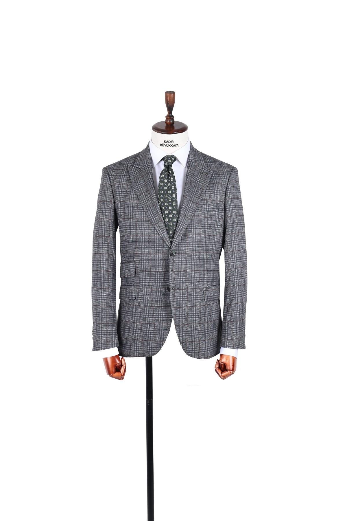 Erkek Slim Fit Rahat ve Şık Ceket-KAV5011S