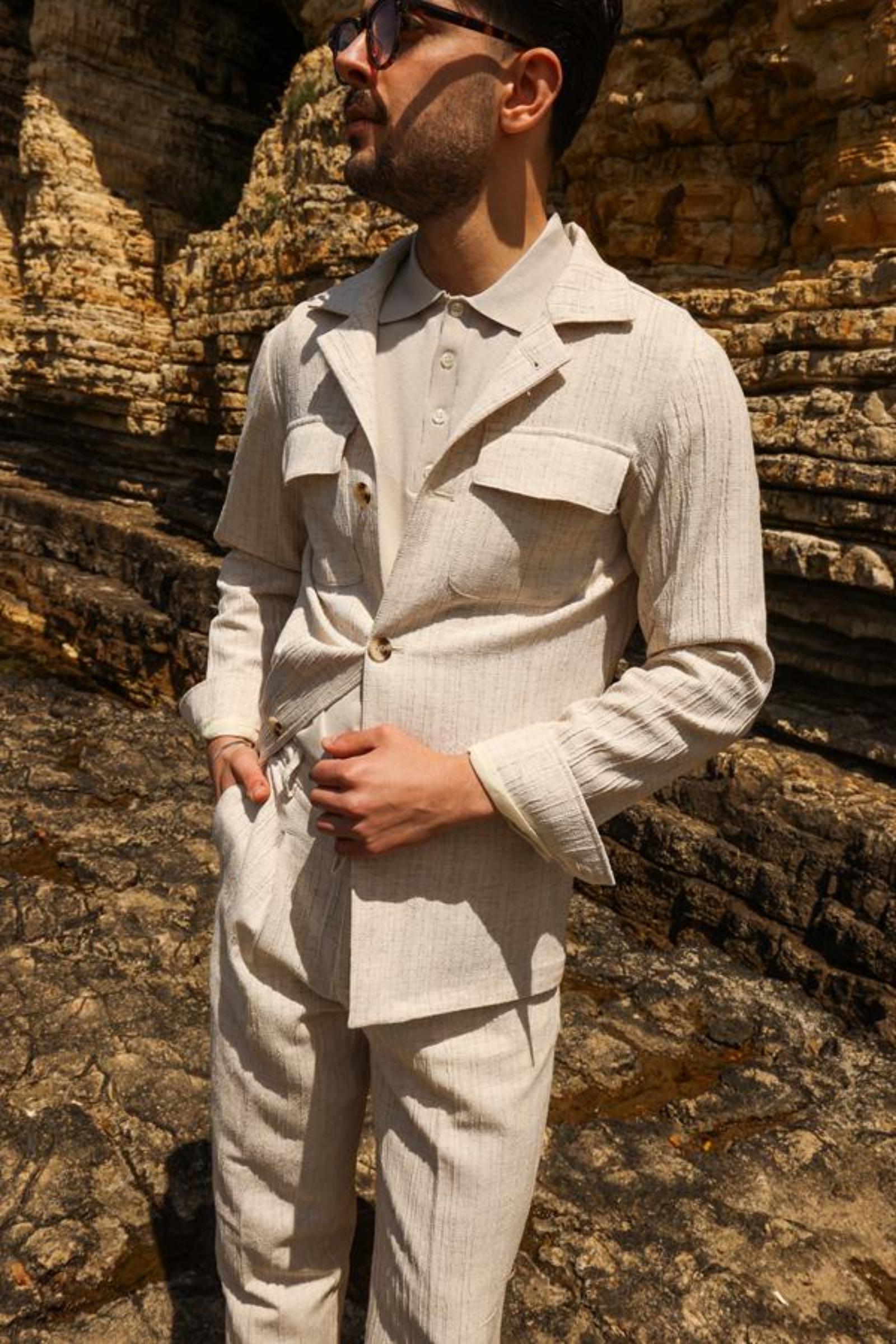 Erkek Safari Gömlek-KAB5301S