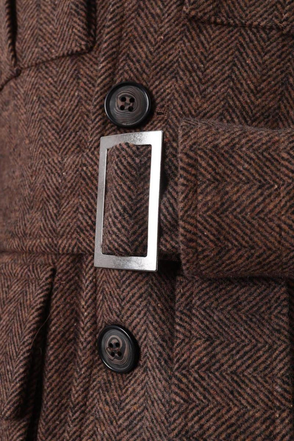 Modern Dayanıklı Erkek Safari Mont - Viskon Pamuk Polyester Kumaş-KAV9126W