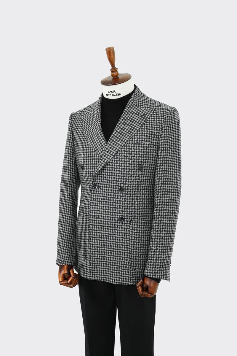 Dayanıklı Kruvaze Erkek Ceket-KAW5230W