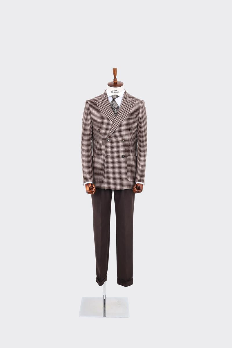 Dayanıklı Kruvaze Erkek Ceket-KAW5230W