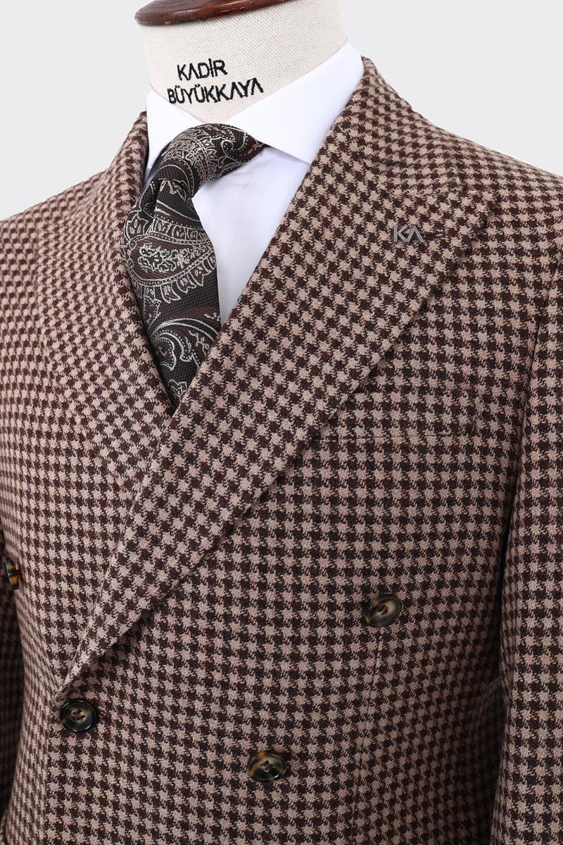 Dayanıklı Kruvaze Erkek Ceket-KAW5230W