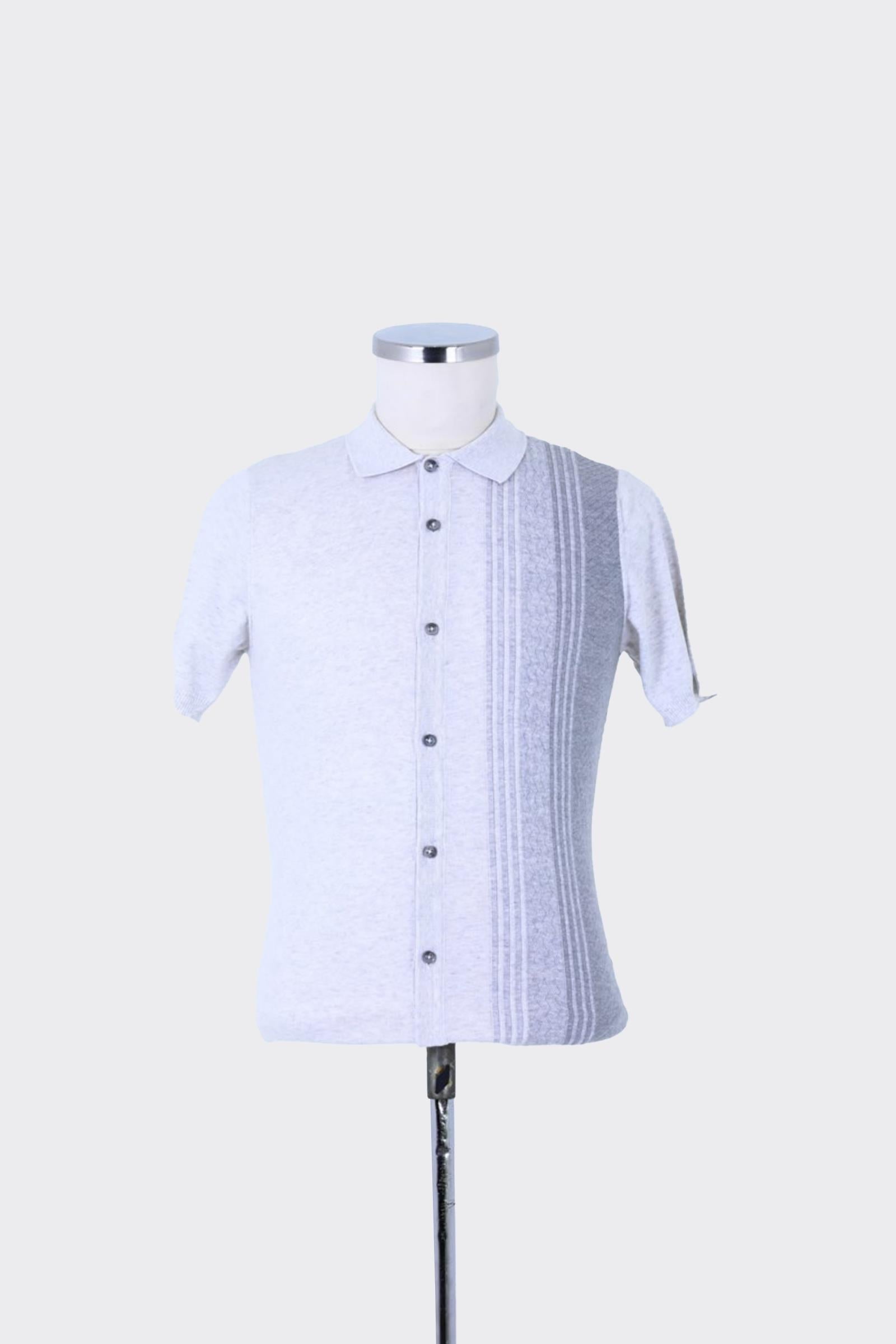 Şık ve Rahat Düğmeli Polo Yaka Kısa Kol Erkek T-Shirt-GKW6030S