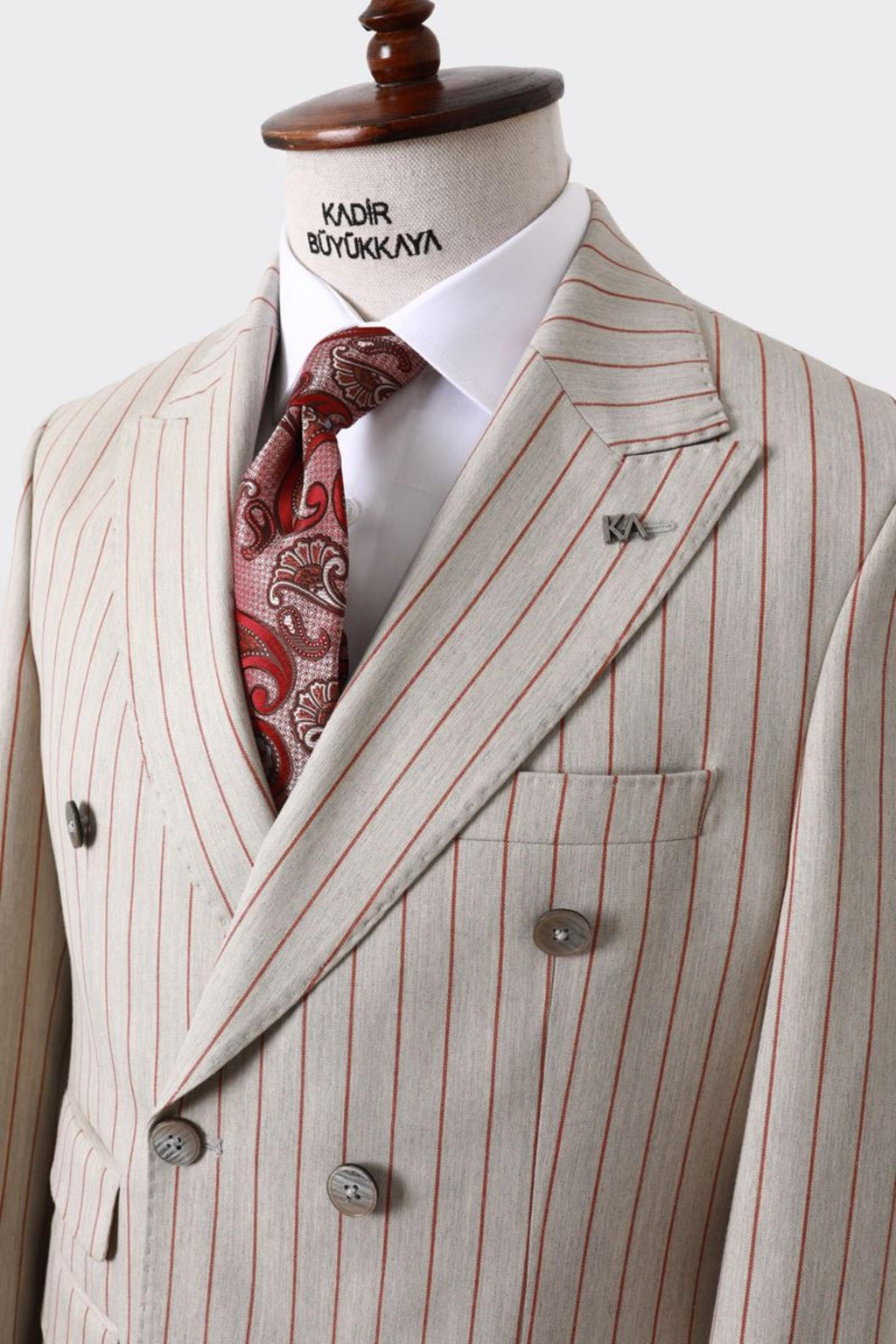 Şık ve Rahat Kruvaze Erkek Takım Elbise - Viskon ve Likra Dokulu-KAW1251S