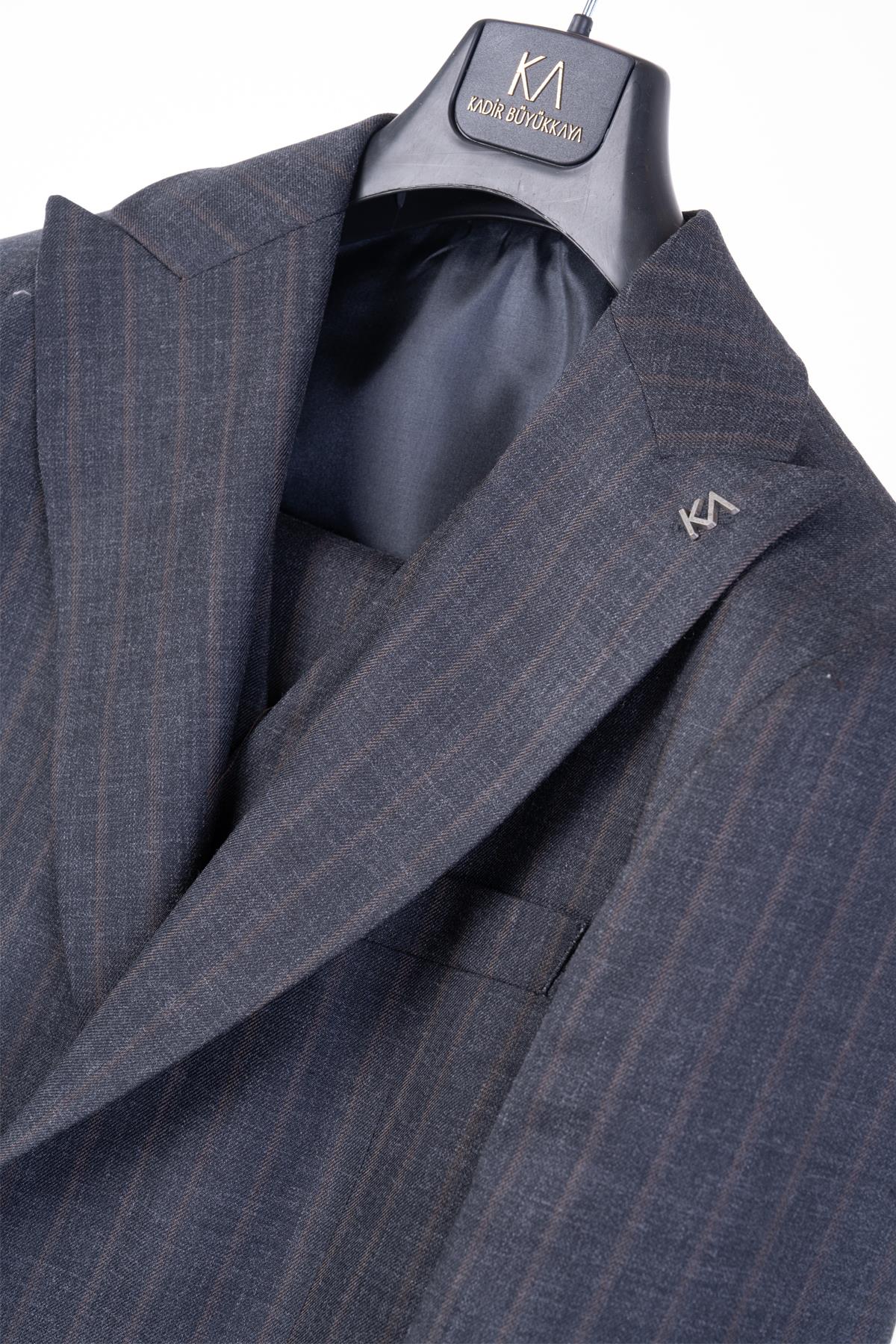 Yelekli Takım Elbise Out-KAV1071W