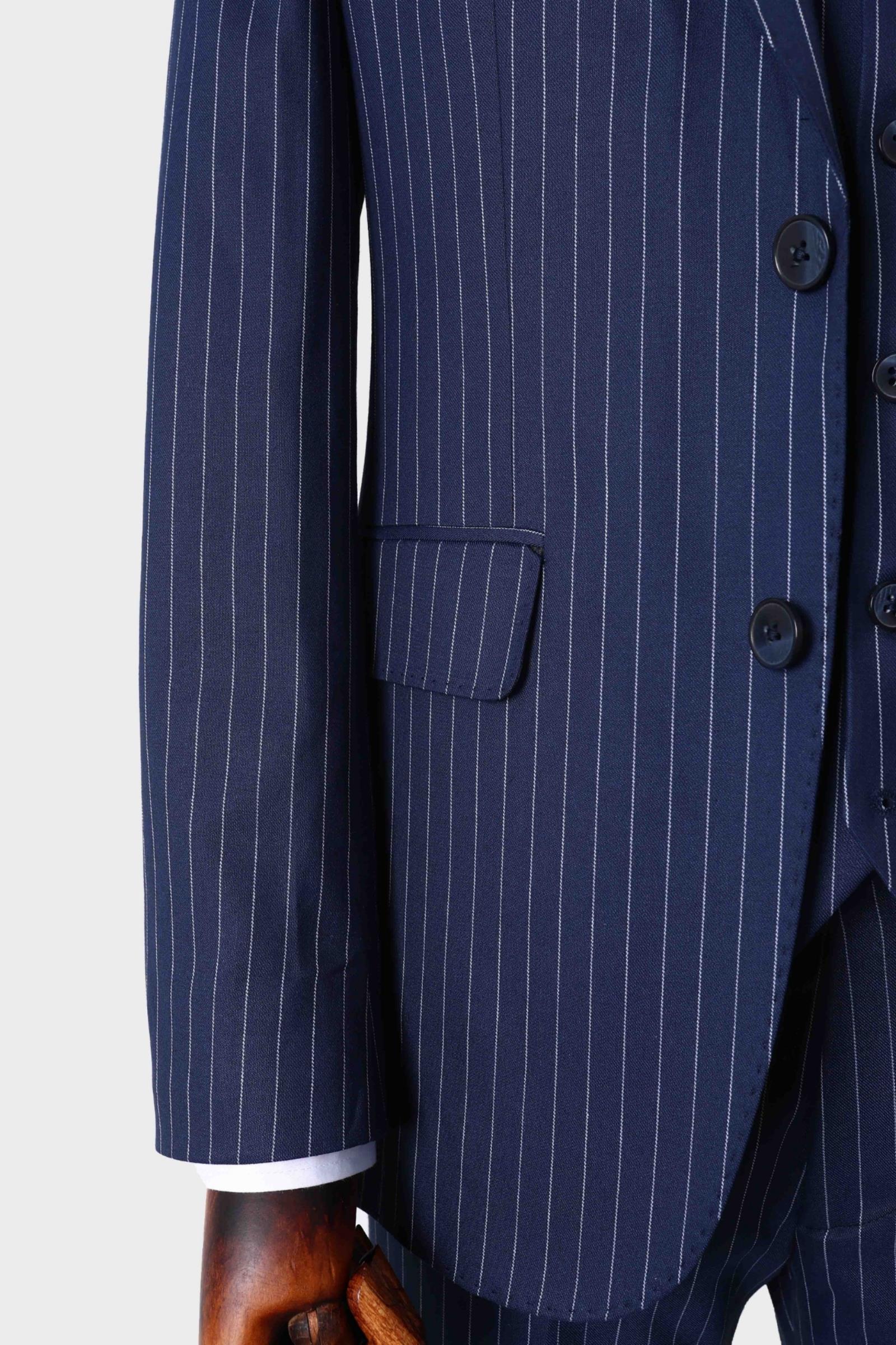 Slim Fit Yelekli Erkek Takım Elbise - Dört Mevsim Kullanılabilir Modern Kesim-KAW1023S