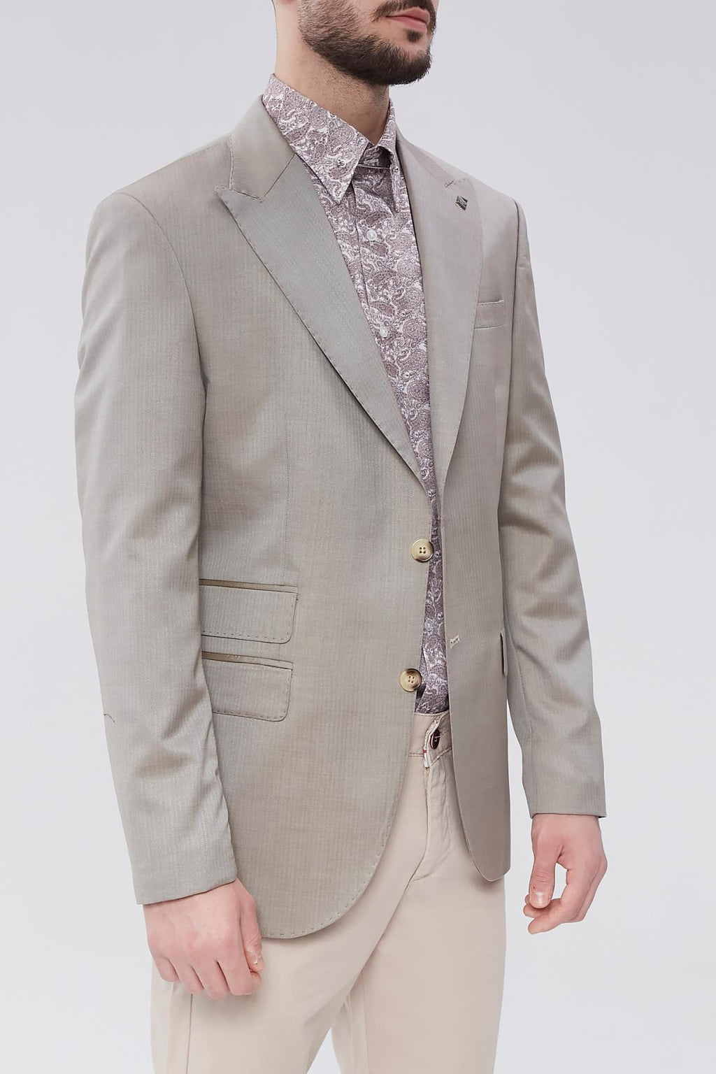 Slim Fit Erkek Ceket-KAV5022W