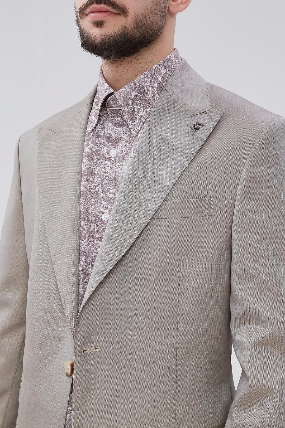 Slim Fit Erkek Ceket-KAV5022W