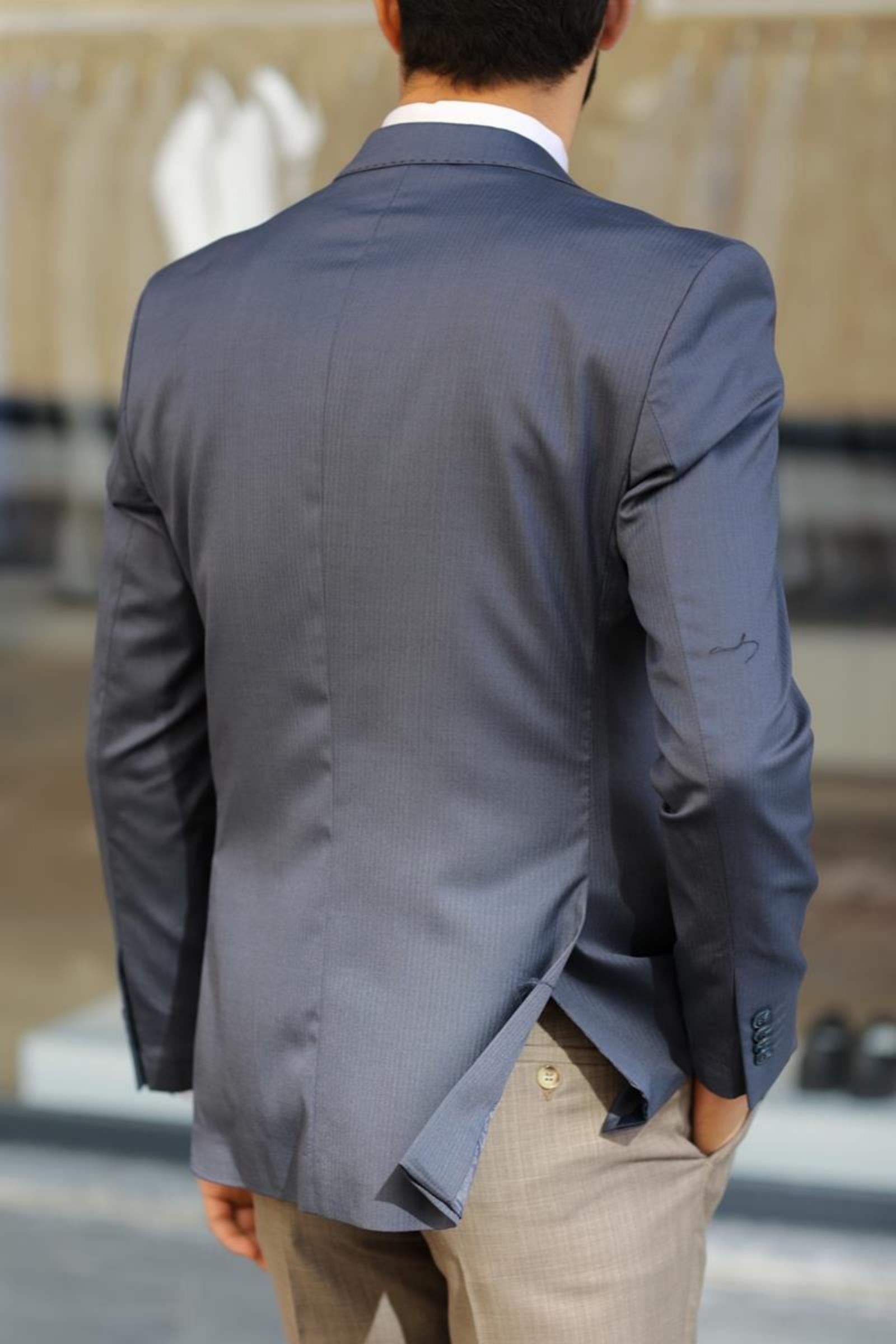 Slim Fit Erkek Ceket-KAV5022W