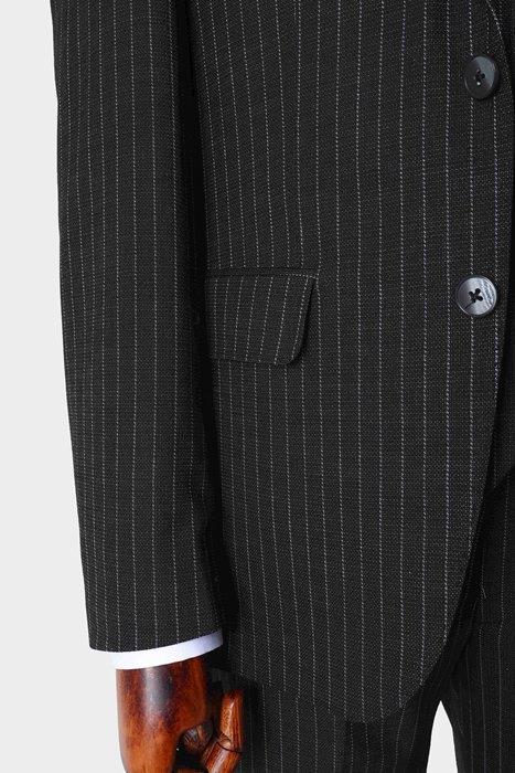 Slim Fit Viskon Karışımlı Yelekli Erkek Takım Elbise - Dört Mevsim-KAW1022S