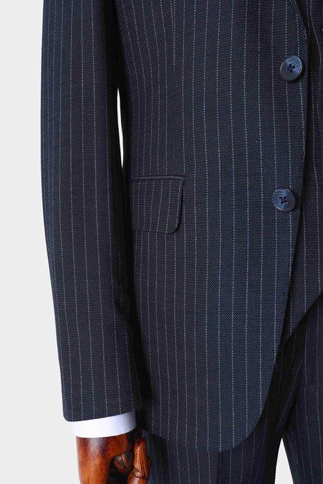 Slim Fit Viskon Karışımlı Yelekli Erkek Takım Elbise - Dört Mevsim-KAW1022S