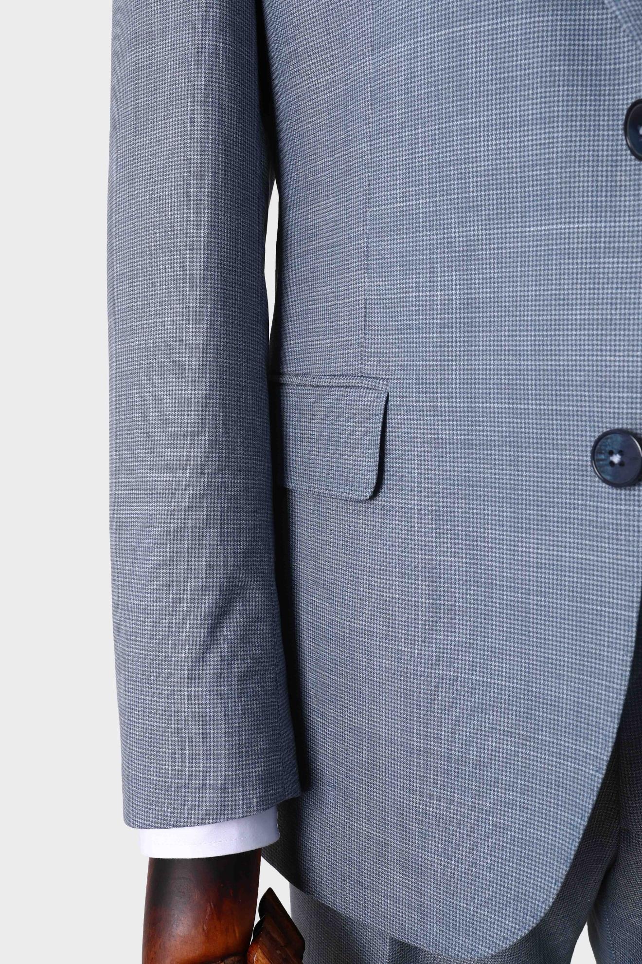 Slim Fit Viskon Karışımlı Yelekli Erkek Takım Elbise - Rahat ve Şık-KAW1004S