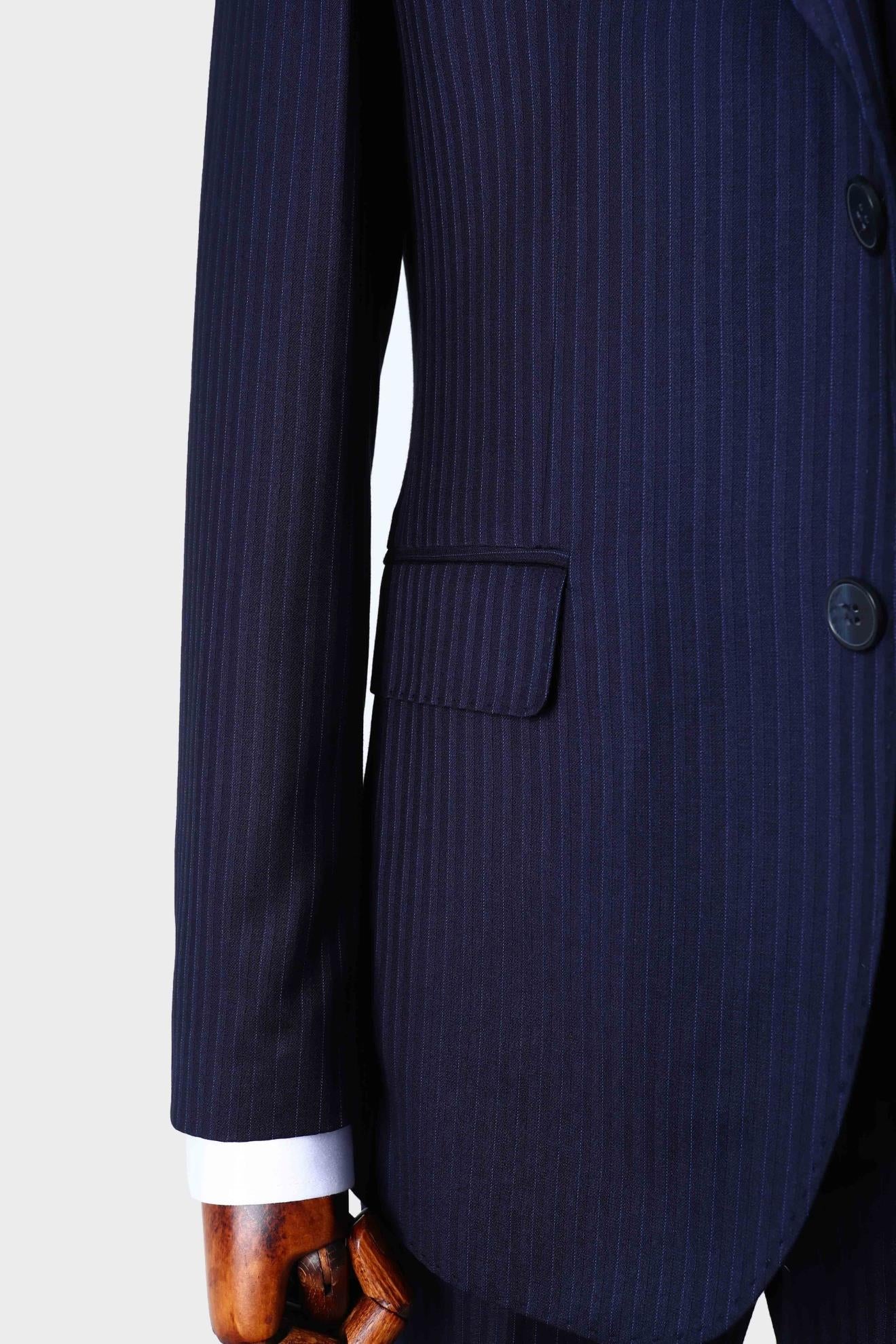 Slim Fit Yelekli Erkek Takım Elbise - Şık ve Rahat Viskon Karışımlı-KAW1049S