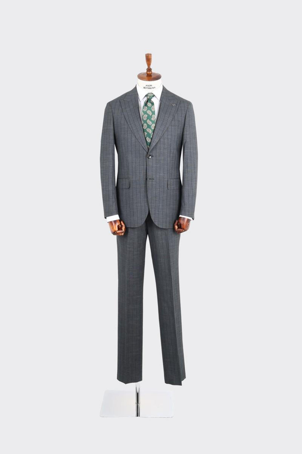 Kırlangıç Yaka İki Düğmeli Erkek Takım Elbise-KAX1370S
