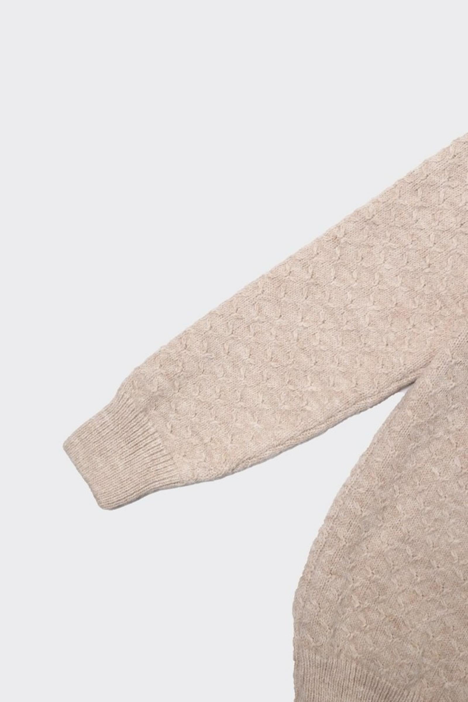 Tam Balıkçı Yaka Erkek Pamuklu Kazak-KAW6903W