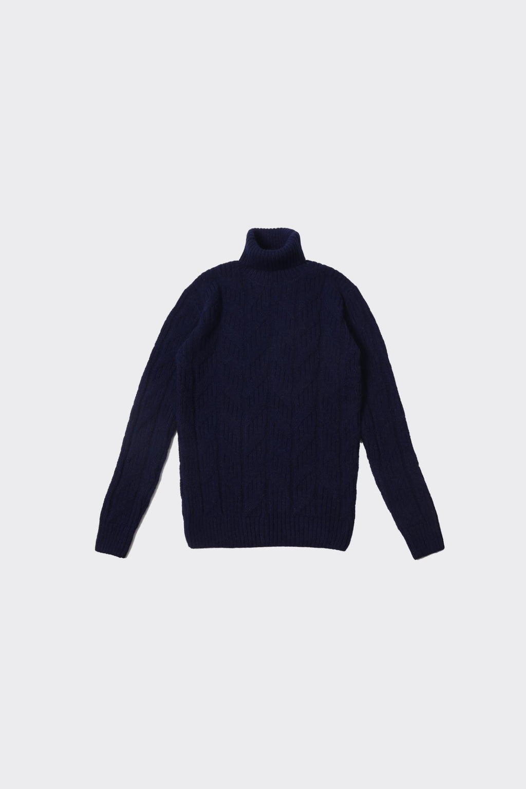 Klasik Stil Tam Balıkçı Yaka Erkek Kazak-KAW6902W