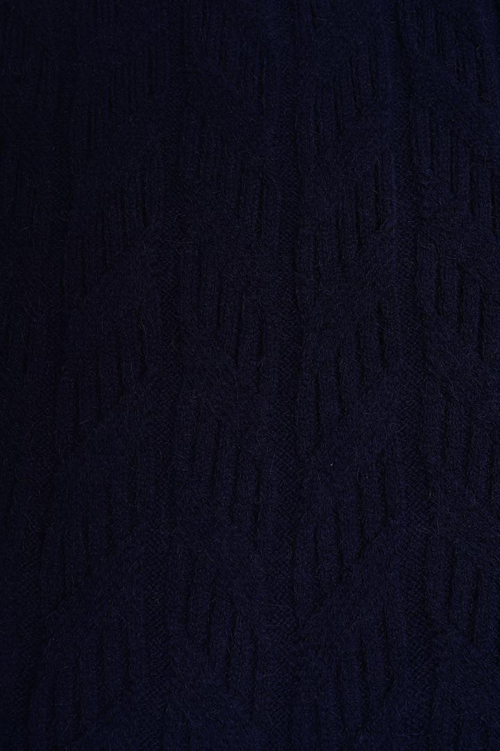 Klasik Stil Tam Balıkçı Yaka Erkek Kazak-KAW6902W