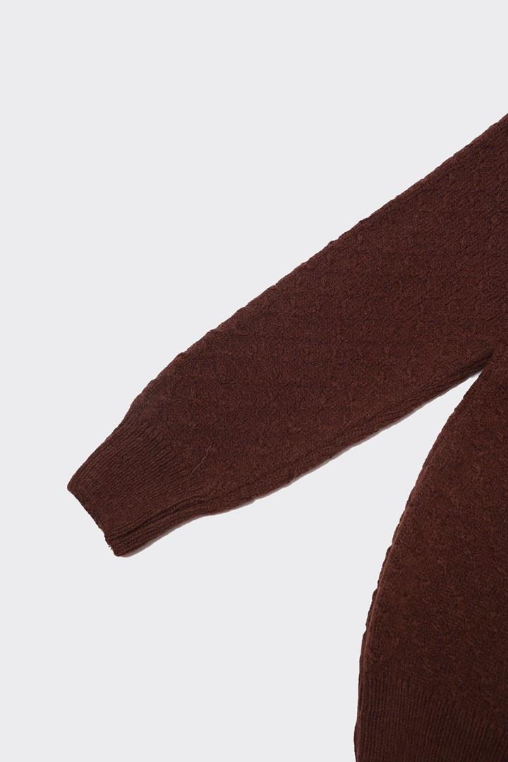 Tam Balıkçı Yaka Erkek Pamuklu Kazak-KAW6903W