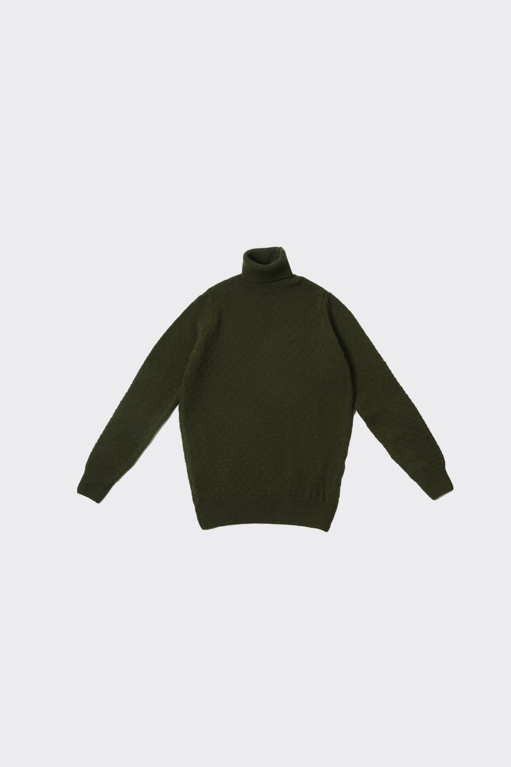 Tam Balıkçı Yaka Erkek Pamuklu Kazak-KAW6903W