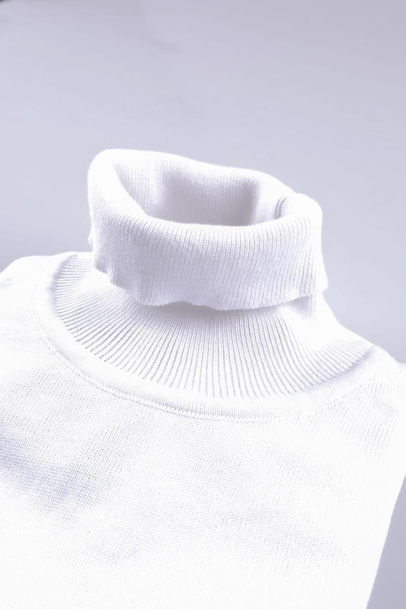 Slim Fit Kesim Modern Erkek Pamuklu Tam Balıkçı Yaka Triko Kazak-KAV6400W