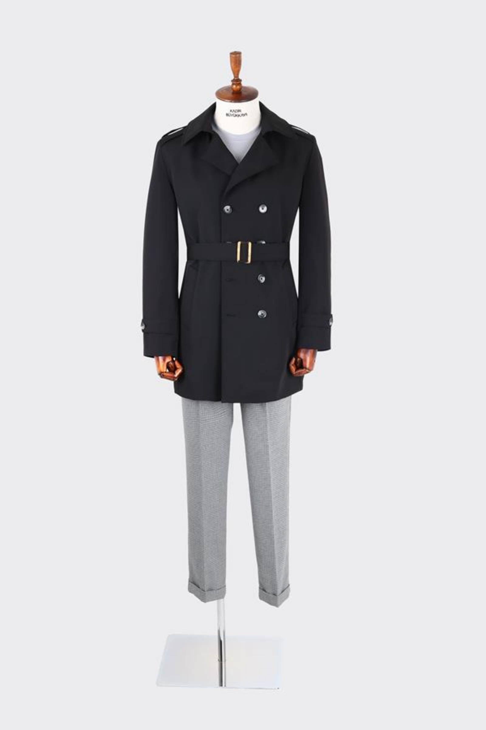 Erkek Trenç Coat-KAX9205W