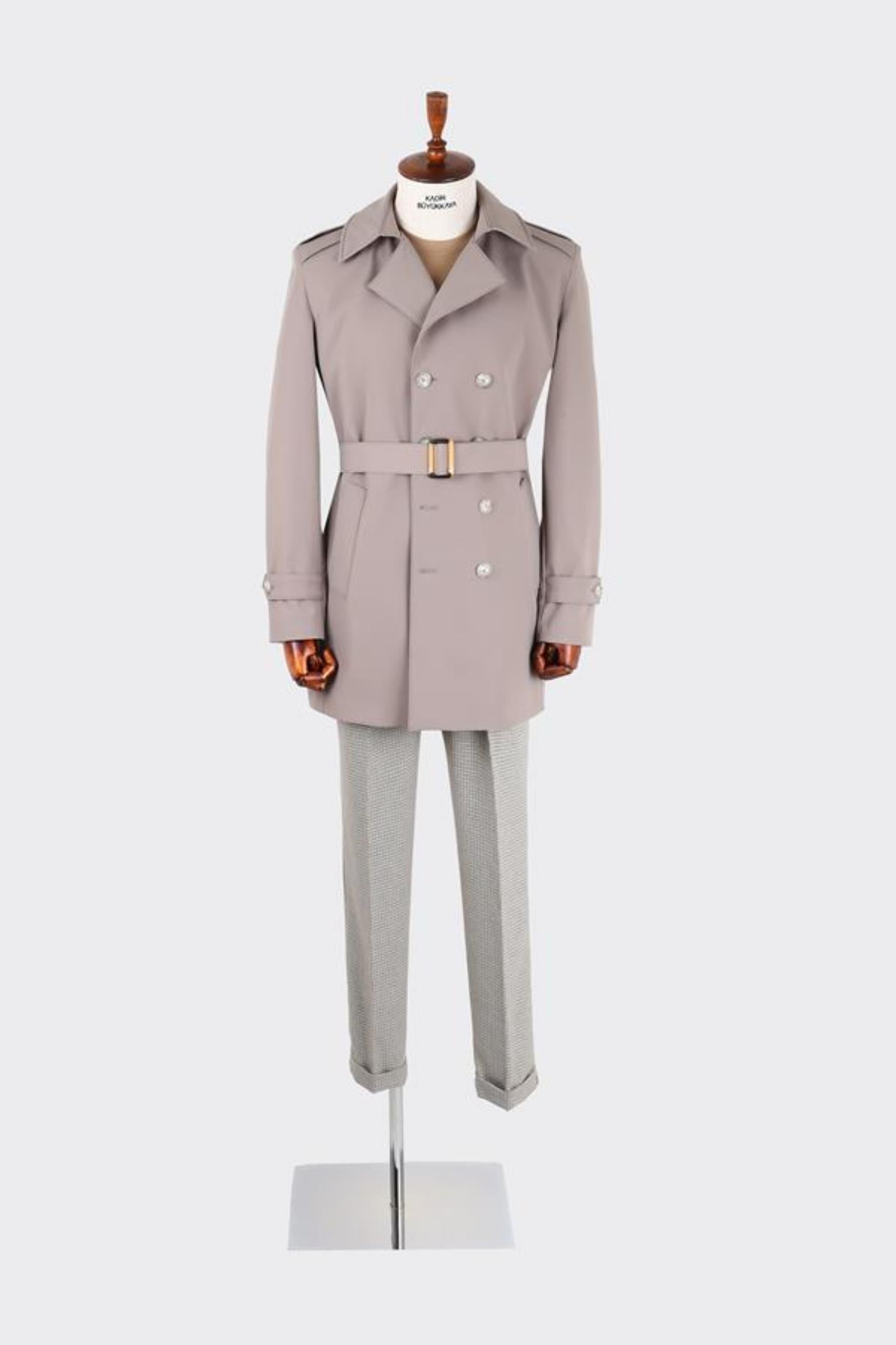 Erkek Trenç Coat-KAX9205W