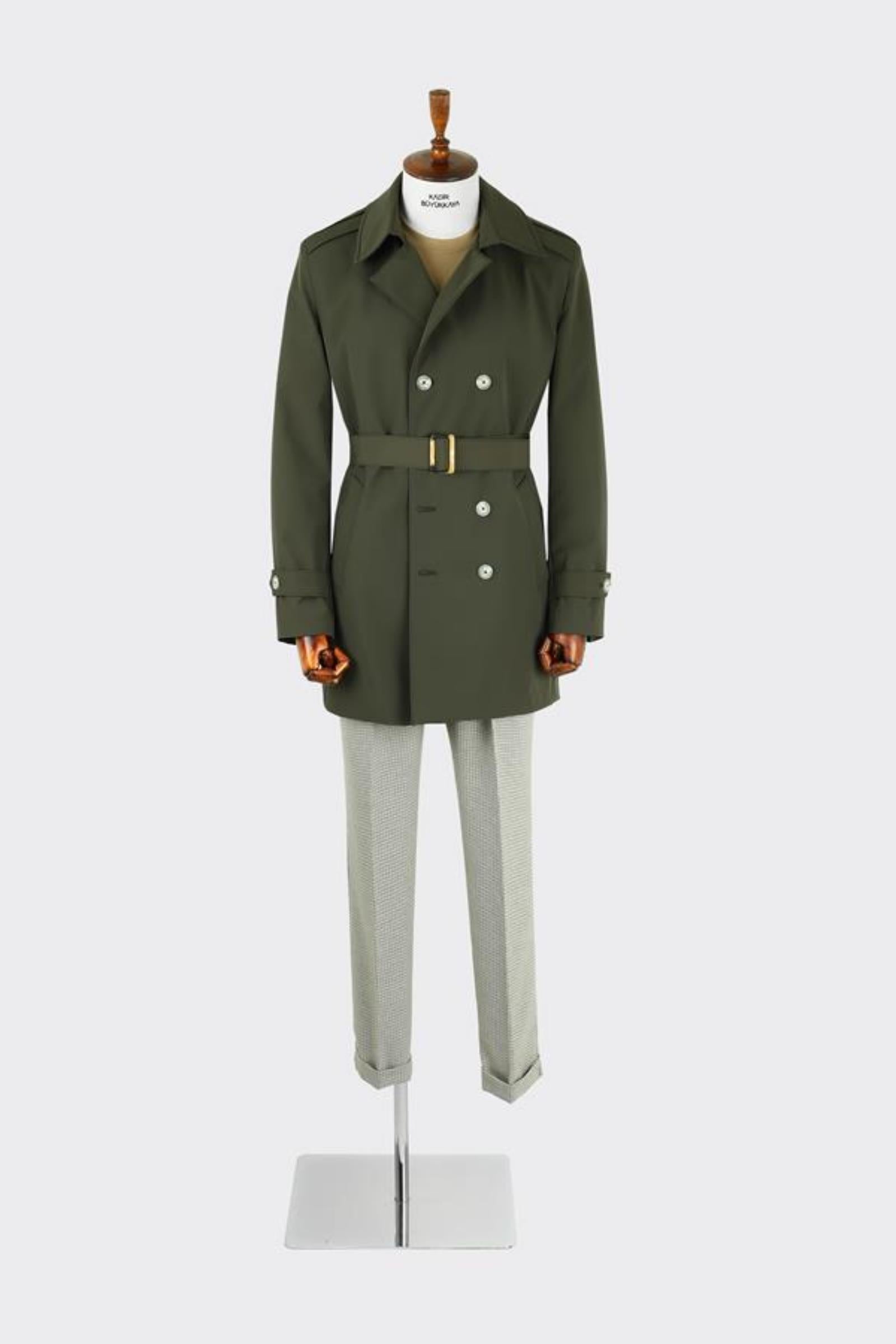 Erkek Trenç Coat-KAX9205W